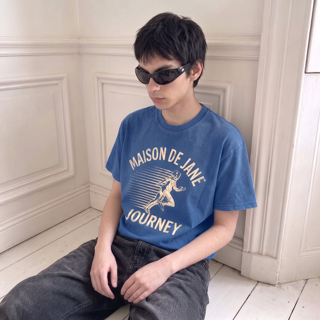 Vintage Tee - Blue
