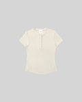 Modal Bodycon Henley Shirt