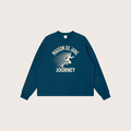 Vintage Waffle Knit - Blue