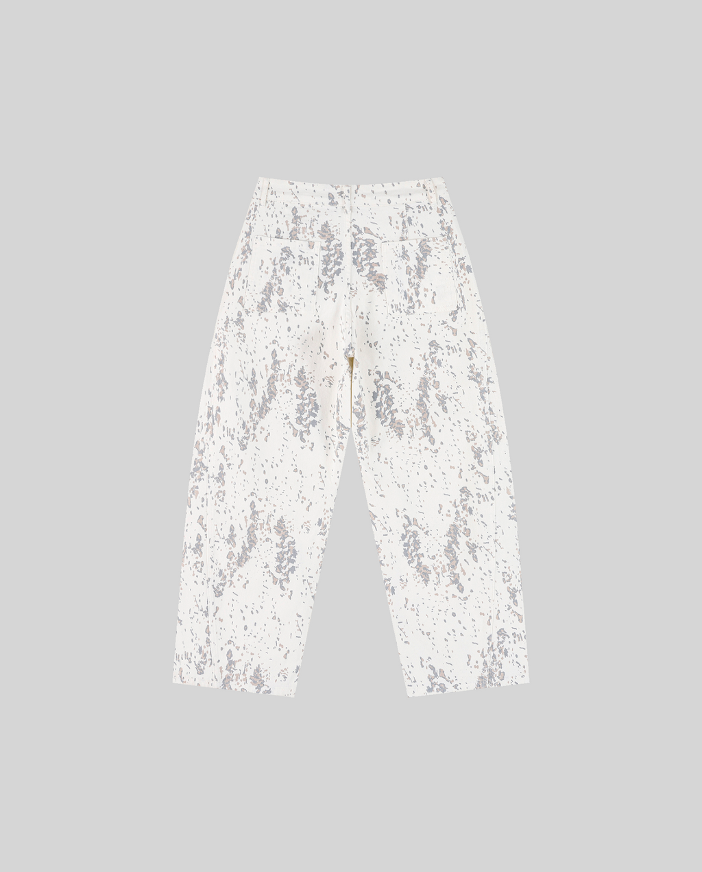Women's Splatter Barrel Leg Jeans