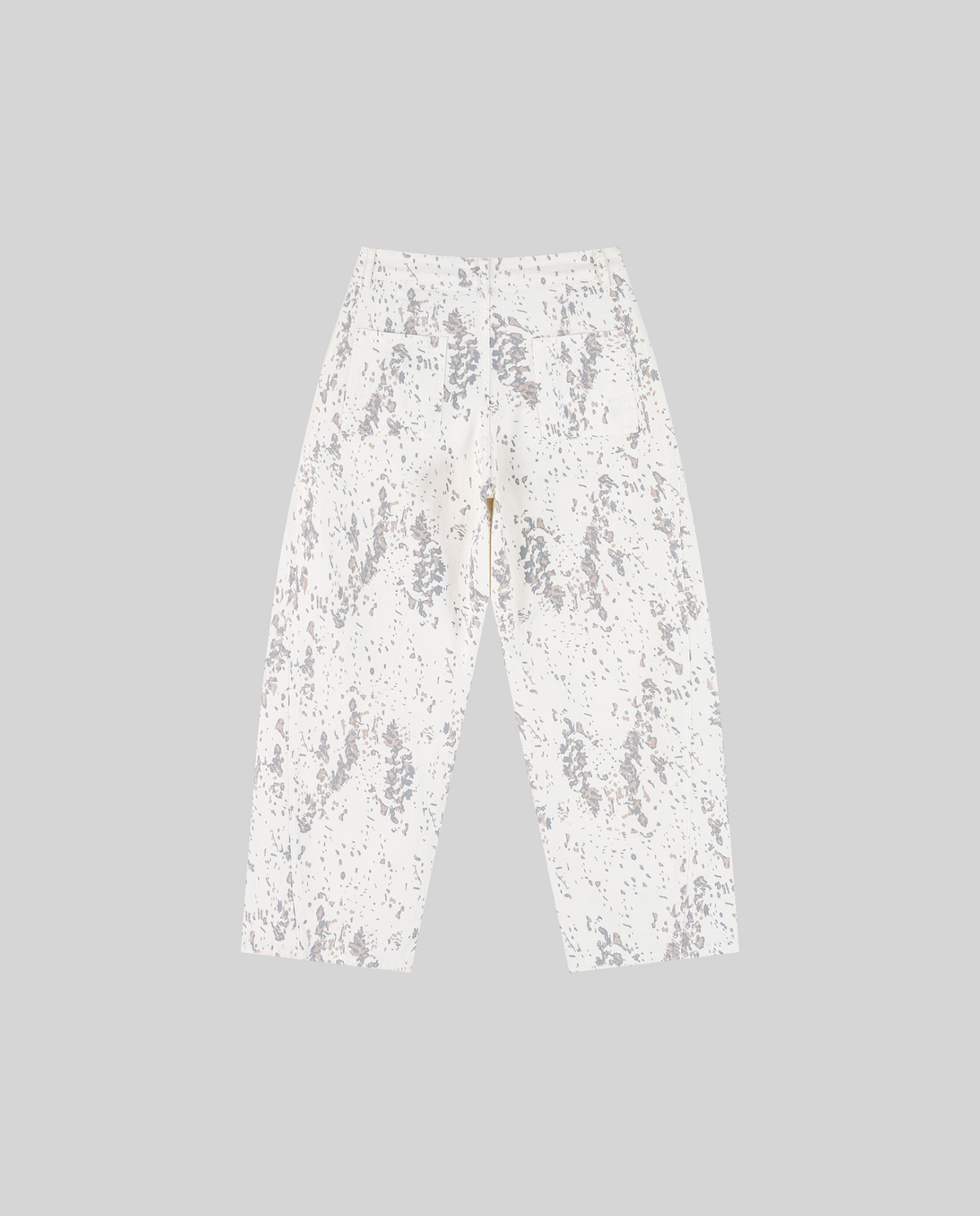 Women's Splatter Barrel Leg Jeans