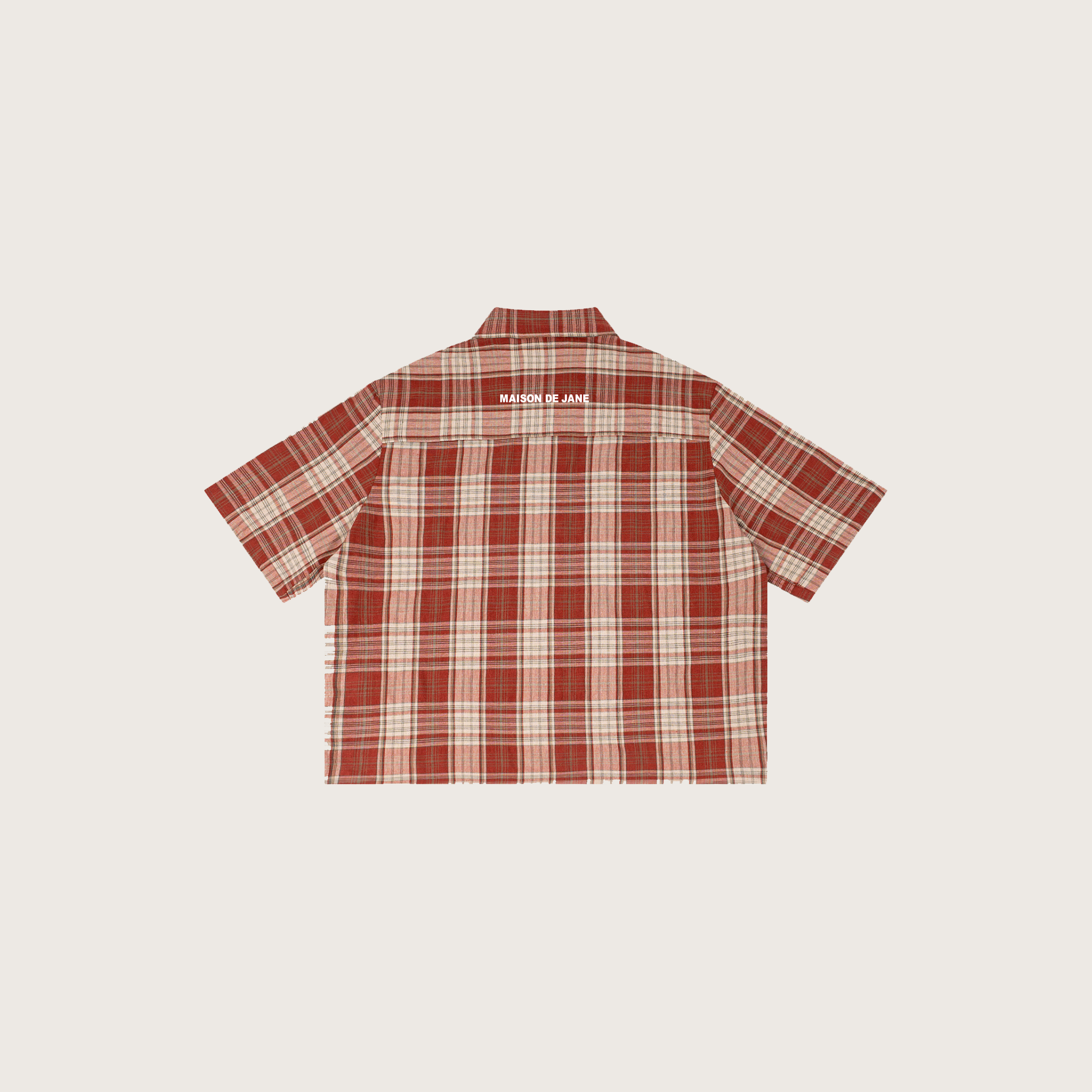 Plaid Short Sleeve Shirt
