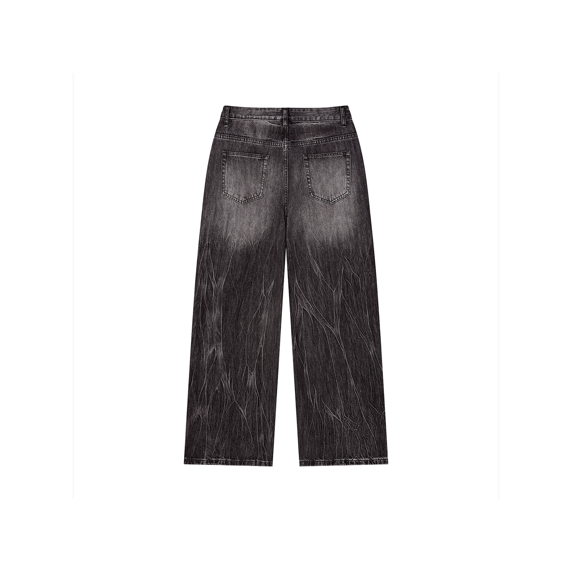 Vintage Wash Wide Leg Jeans