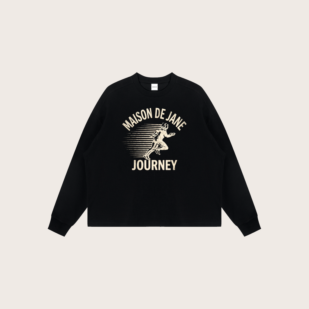 Vintage Waffle Knit - Black