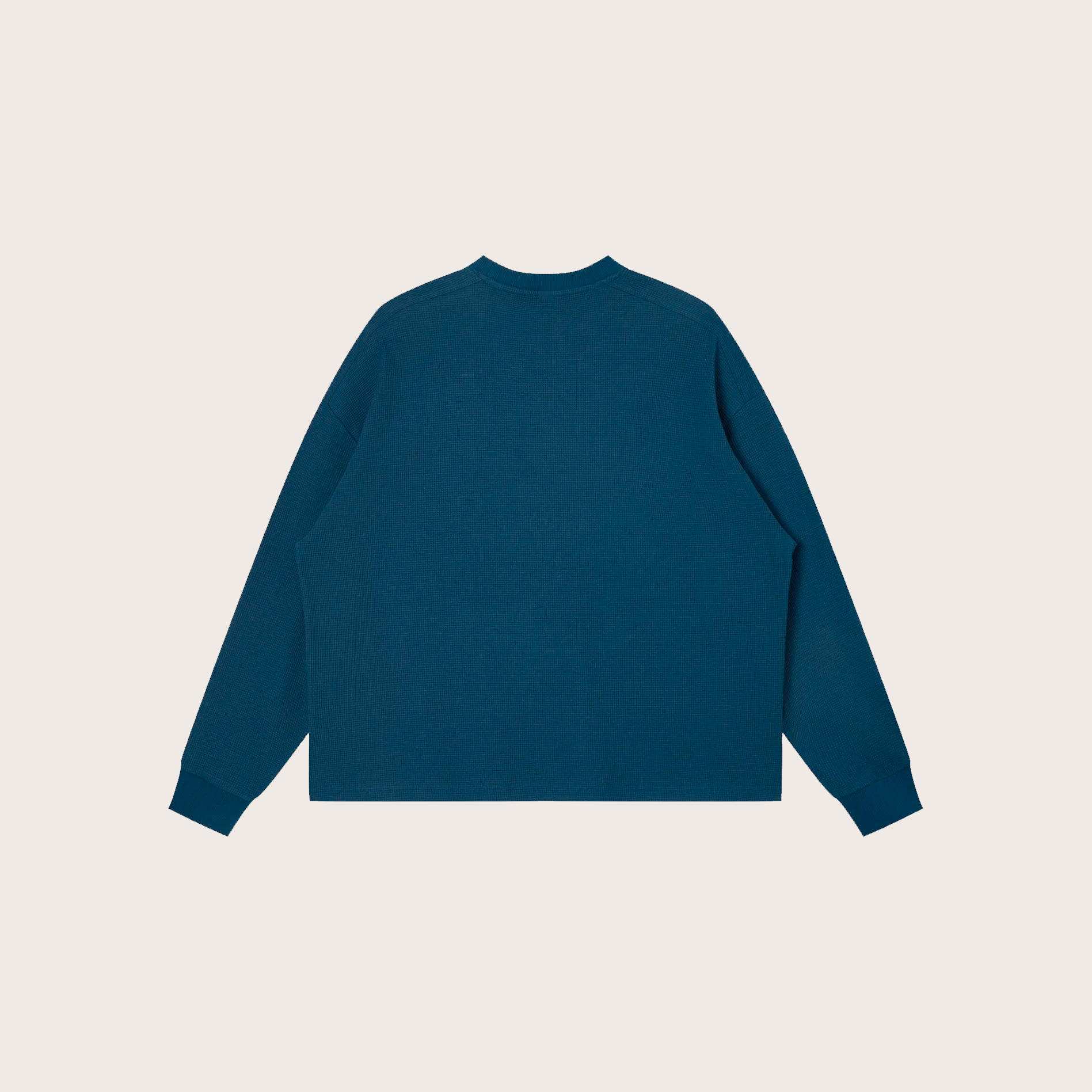 Vintage Waffle Knit - Blue