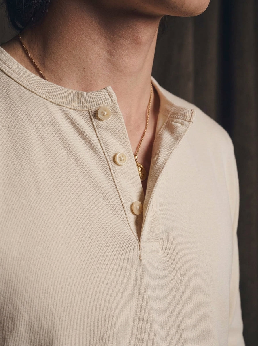 Long Sleeve Henley T-Shirt