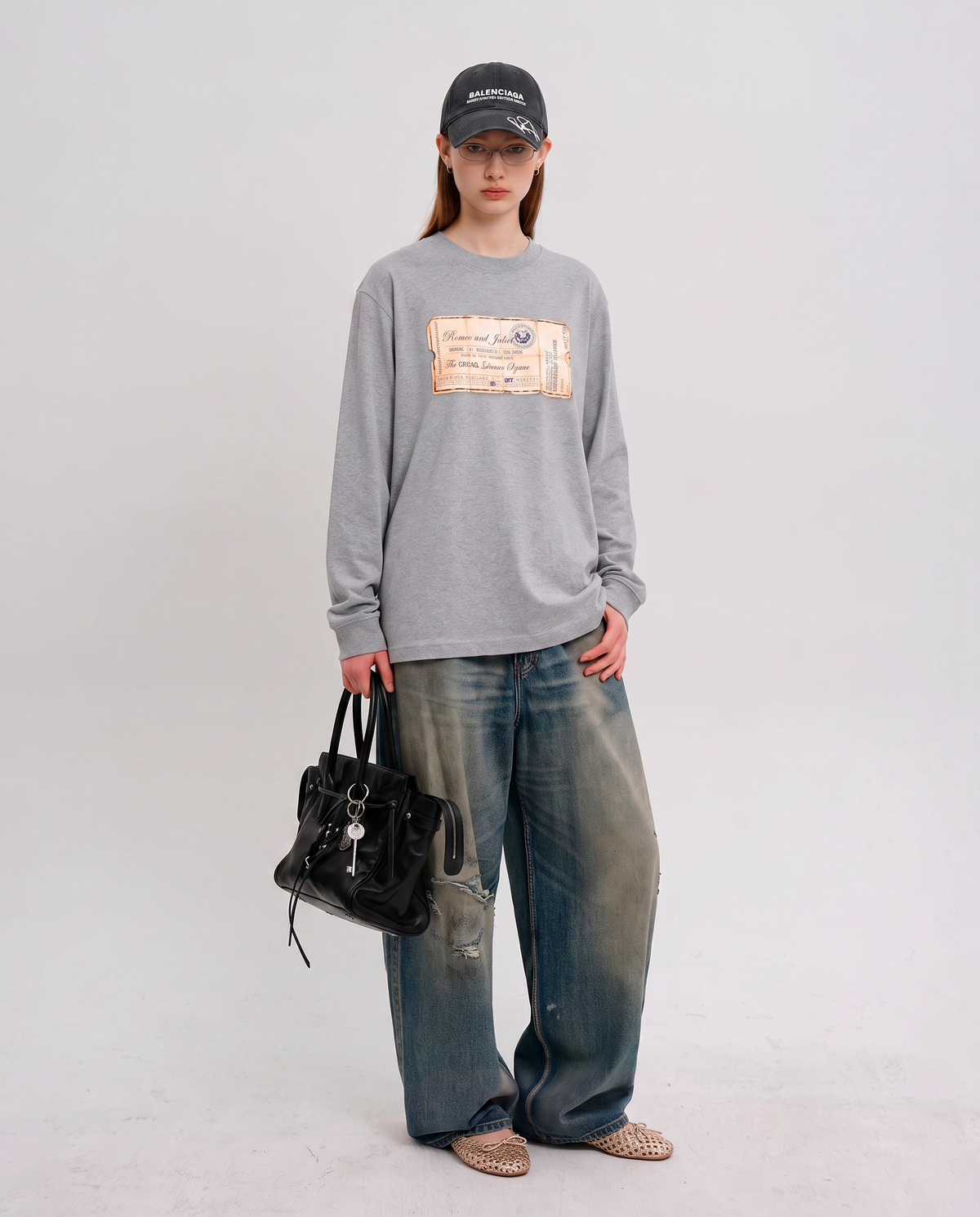 Forbidden Love Longsleeve (Grey)