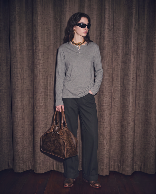 Long Sleeve Henley T-Shirt
