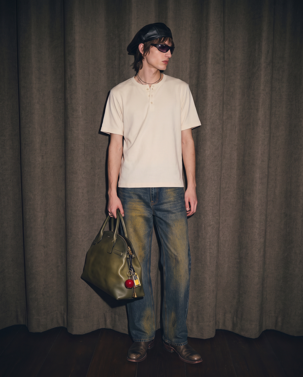 Short Sleeve Henley Shirt