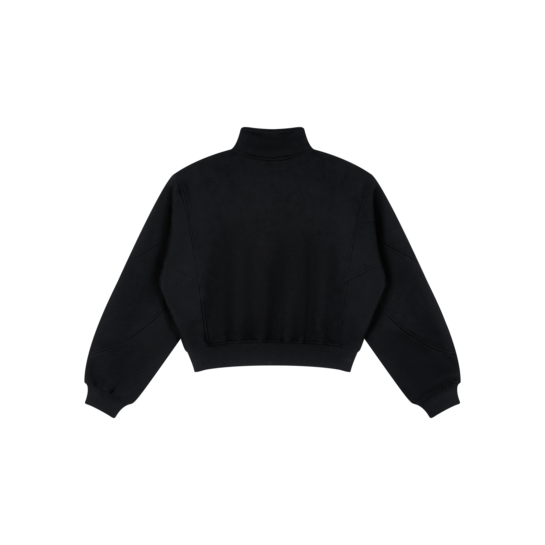 Loose Fleece Quarter-Zip Sweatshirt