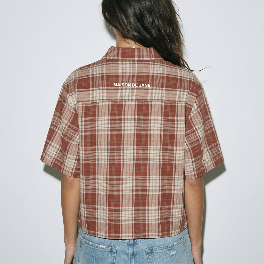 Plaid Short Sleeve Shirt