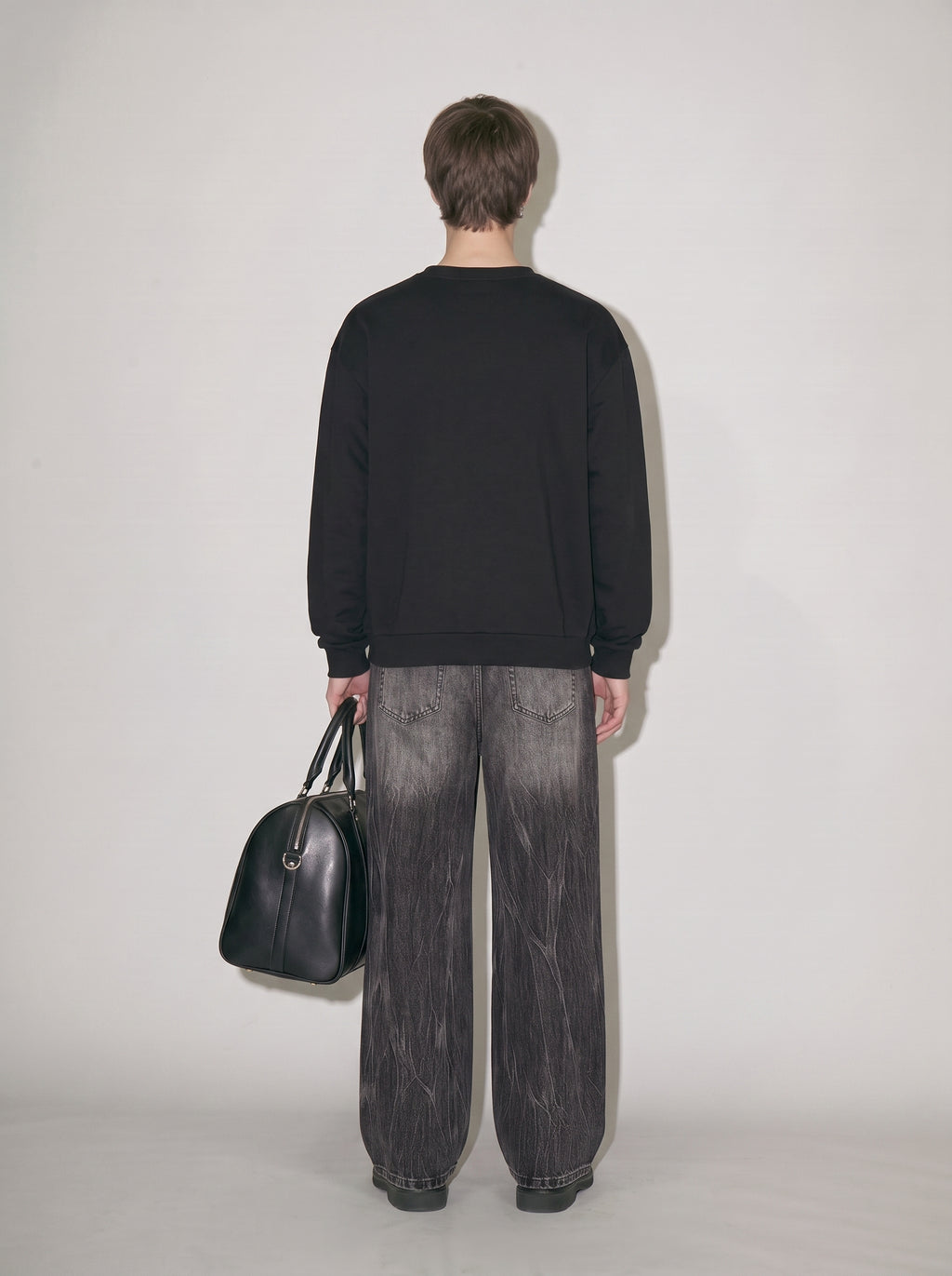 Boxy Fleece Crewneck Sweatshirt