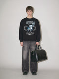 Boxy Fleece Crewneck Sweatshirt