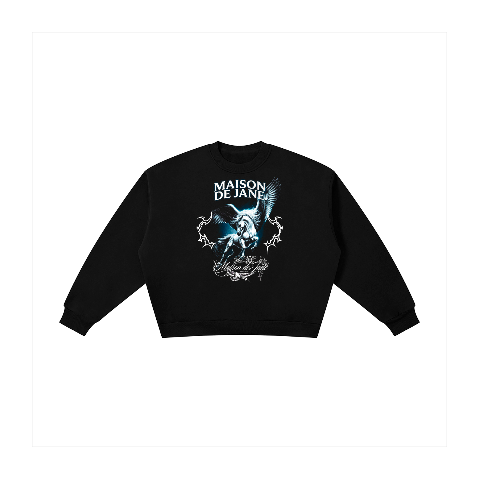 Boxy Fleece Crewneck Sweatshirt