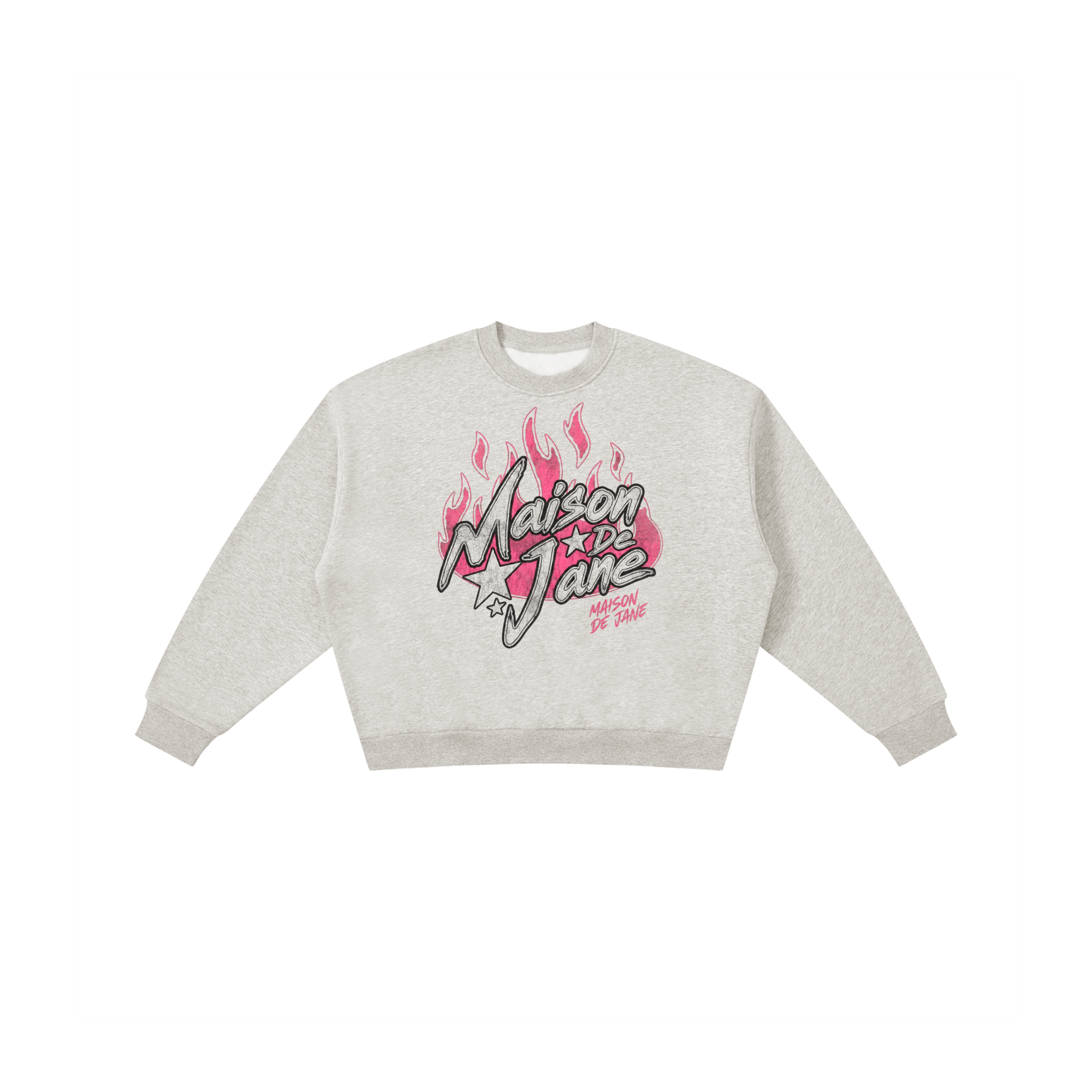 Boxy Fleece Crewneck Sweatshirt