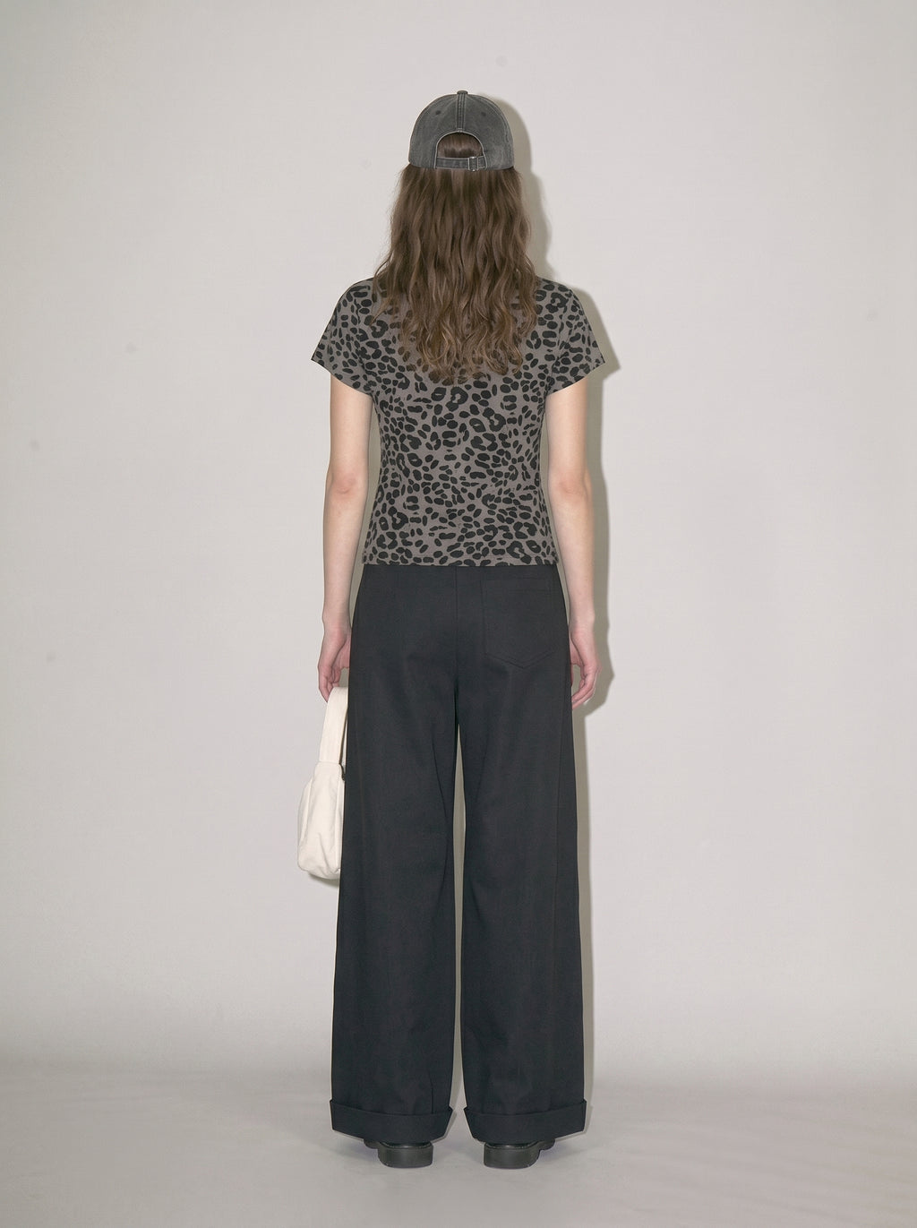Women’s Leopard Print Crop T-Shirt