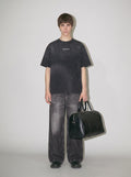 Hand-Frayed Sunfade Paint Splatter T-Shirt
