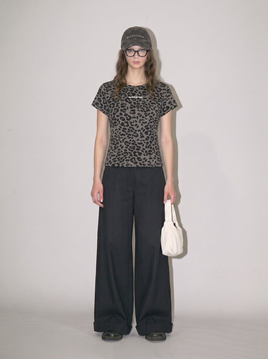 Women’s Leopard Print Crop T-Shirt